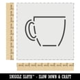 thumbnail image 2 of Coffee Mug Cup Outline DIY Cookie Wall Craft Stencil - 9.0 Inch, 2 of 5
