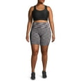 thumbnail image 3 of Under Control Women's Plus Size Active Seamless Bicycle Shorts with Phone Pocket, 3 of 8