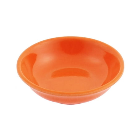 Unique Bargains Round Shape Soy Sauce Dipping Sushi  Dish Plate