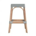 thumbnail image 2 of Butler Specialty Company Robias Rectangular Rattan 30" Bar Stool - Gray & White, 2 of 5