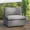 thumbnail image 1 of Modway Commix Fauteuil Berçant pour Patio Extérieur, Charbon, 1 of 8