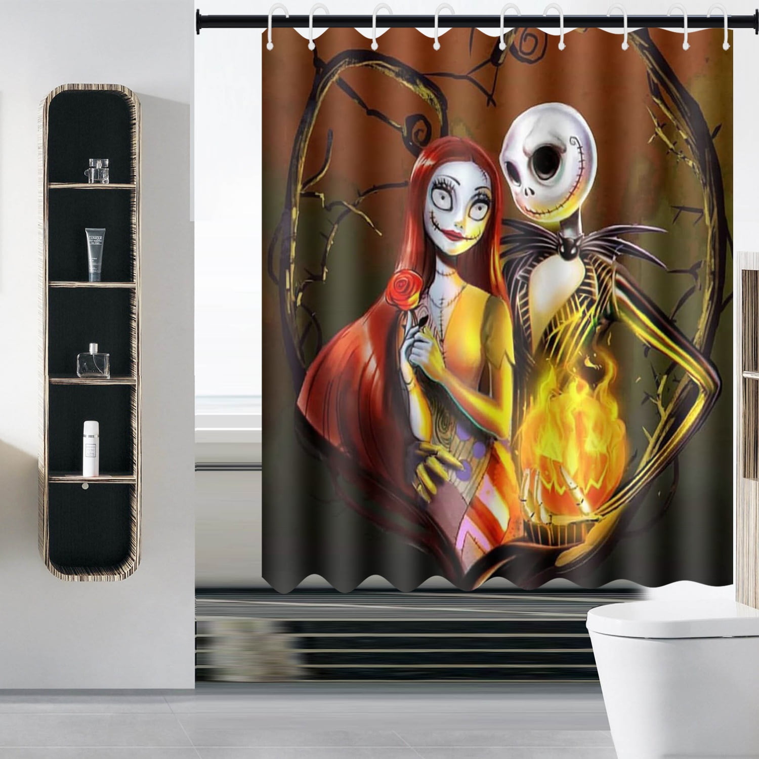 Nightmare before christmas shower curtain deals