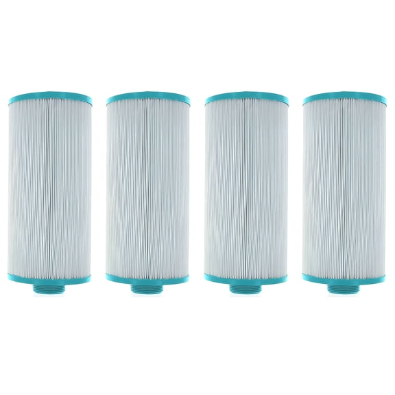 Hurricane 4 Pack Replacement Spa Filter Cartridge for PGS25P4 & 4CH-24, White