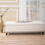 GDF Studio Esla Fabric Storage Ottoman, Multiple Colors