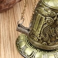 thumbnail image 6 of Small Bronze Lock and Dragon Striking Bell Ornament, Feng Shui Decorations and Handicrafts for Home, Gift, and Spiritual Displays,Gold, 6 of 8
