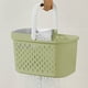 thumbnail image 4 of Cesta de lavado portátil de plástico | Organizador de baño multicolor con separación entre húmedo y seco, diseño transpirable, material grueso y duradero | Soporte para artículos de tocador de, 4 of 5