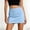 *Sky Blue, variant on Binmer Women's High Waist Stretchy Bodycon Mini Skirt,Casual Solid Basic Short Pencil Skirt Black,Women's Plus L