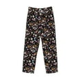 thumbnail image 4 of Goofa Daisies Flowers Printed Soft Pajama Pants for Men, Wide Leg Comfy Casual Lounge Yoga Pants-Medium, 4 of 9