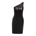 thumbnail image 3 of Vestido de mujer con hombros descubiertos, ropa de primavera, vestido informal para desplazamientos a la oficina XL, 3 of 7