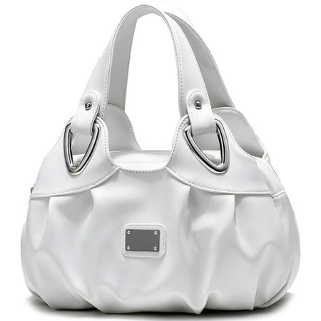 Vegan Leather Purse for Women Fashion Hobo Style Floral Handbag