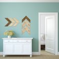 thumbnail image 3 of Ekena Millwork 11"W x 12"H x 3/4"D Vintage Farmhouse 3 1/2" Chevron, Barnwood Decor Collection, Restoration Green, 3 of 18