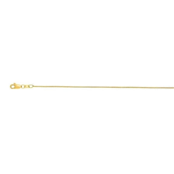 Royal Chain ZRW020-18 18 in. 10K Yellow Gold Polished Round Wheat Chain with Lobster Clasp