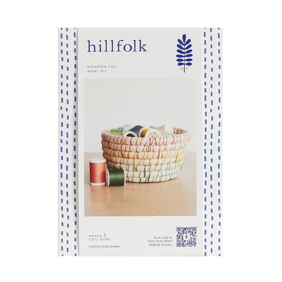 Hillfolk Artisan Crafted Coil Bowl for Home Decor and Crafting