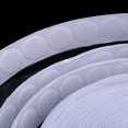 thumbnail image 1 of 500 piezas de velcro redondo de 20 mm de diámetro, hebilla / cinta de velcro / hebilla a presión Abody blanco, 1 of 7