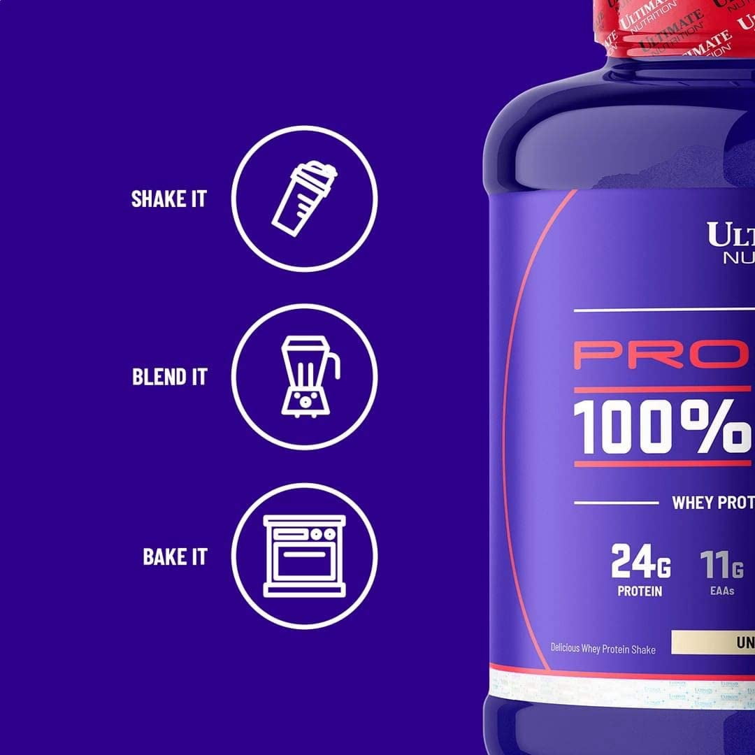 Ultimate Nutrition Prostar Raw Whey Protein Concentrate Powder-4.4lb