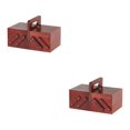 thumbnail image 3 of Wosthever Foldable Sewing Box Thread Scissors Basket Sew Jewelry Boxes Rojo 2piezas, 3 of 4