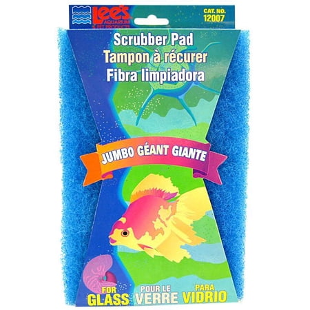 Lees Jumbo Size Scrubber - Glass Jumbo Glass Scrubber (4 Pack)
