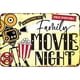 thumbnail image 1 of Placa Metal Vintage Noche Película Pintura Hierro Rectangular Arte La Pared Decor40x30cm, 1 of 9