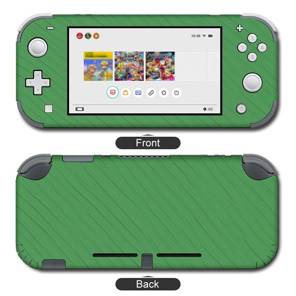 POBUDS Switch Skin | Sticker Wrap Vinyl Decal | Set Compatible with Nintendo Switch ( Switch Lite, Green Solid)