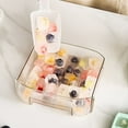 thumbnail image 3 of Tray With Lid And Storage Drawer Style Portable Ice Maker For Home Camping Kitchen PET+PP Container Easy Release 52 Cubes, 3 of 5