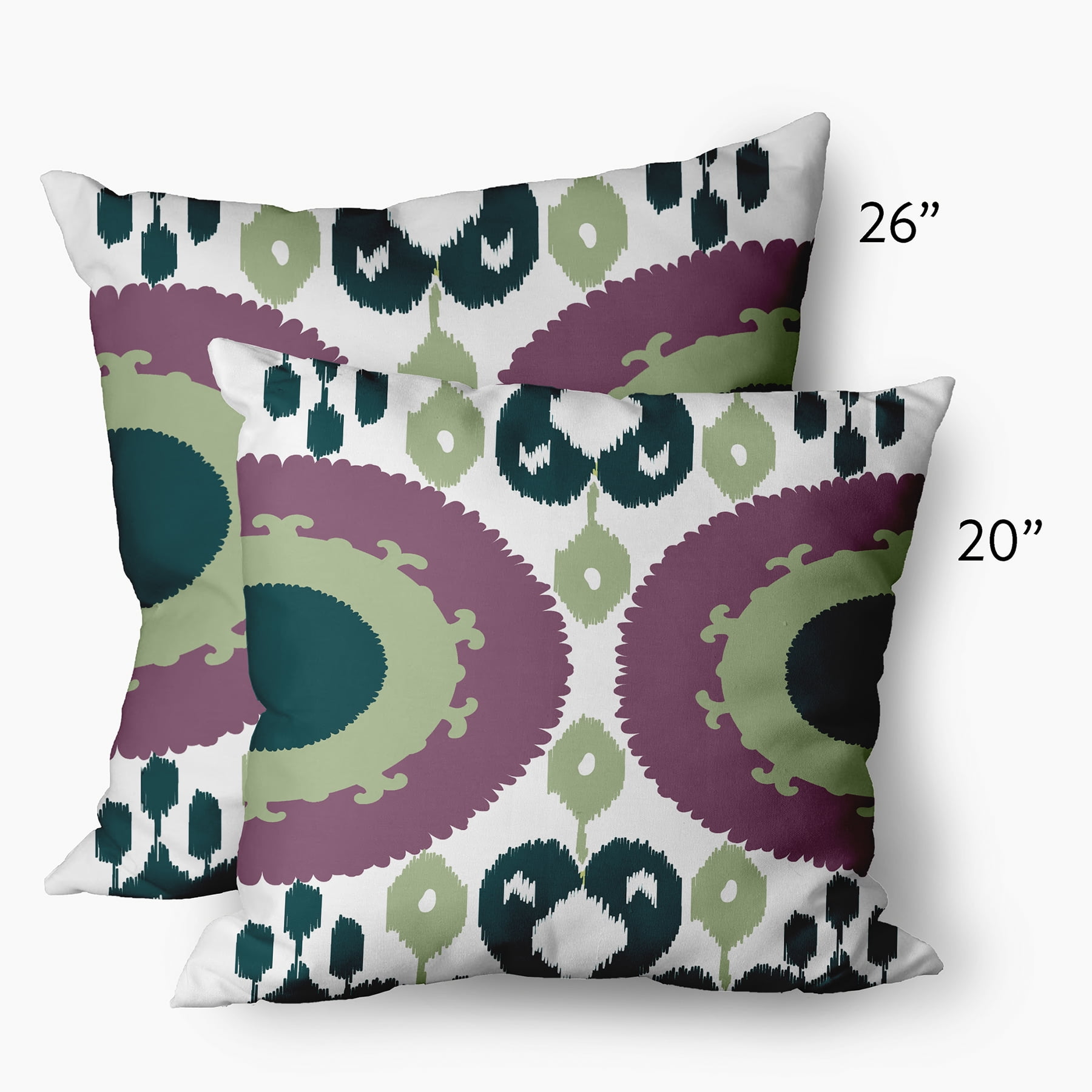 Simply Daisy 20" x 20" Multi-color Polyester Throw Pillow
