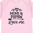 thumbnail image 4 of Inktastic Mimi and Papaw Love Me Boys or Girls Long Sleeve Baby Bodysuit, 4 of 5