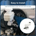 thumbnail image 7 of Unique Bargains Brake Master Cylinder with Reservoir No.585100X010 for HYUNDAI I10 2007-2010 Hydraulic Master Cylinder Silver Tone White Aluminum Alloy Plastic 1 Pcs, 7 of 7