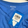 thumbnail image 4 of Columbia Womens Plus Size Bluebird Day Relaxed V-Neck Top,Harbor Blue Heather Wavy Water,3X, 4 of 5