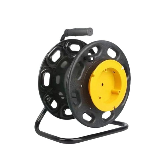 Rueda de cable,Organizador de carretes de almacenamiento de cables y carretes de alambre,Carrete de cable de extensión para soldador Carrete de cable portátil,Remolque de viaje Cables Cable
