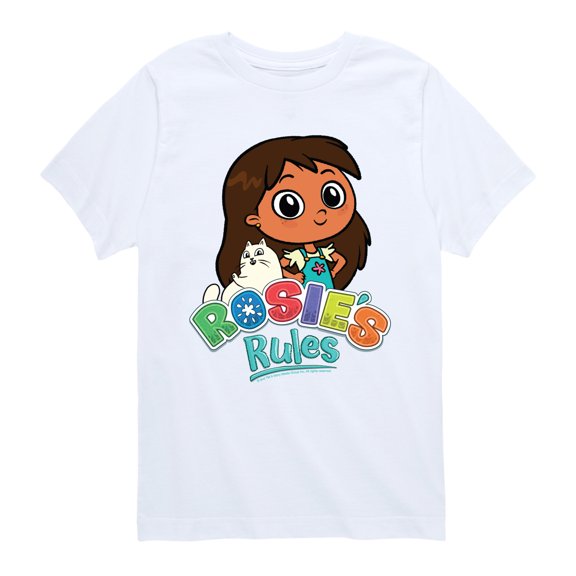 Rosie's Rules - Rosie And Logo - Toddler And Youth Short Sleeve Tee