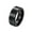 Black, variant on Men's Stainless Steel Carbon Fiber Rings Personality Jewelry Red Size 12