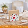 thumbnail image 6 of Yayeee Napkin Holder for Table Set of 2 Kitchen Paper Tissue Organization, Gray Christmas Santa, 6 of 8