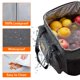 thumbnail image 4 of Bolsa térmica Lifewit, plegable, aislante, 24 litros, gris oscuro, 40 latas, 4 of 6