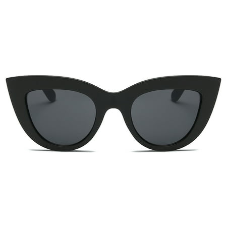 Vintage Retro Cat Eye Sunglasses Women Big Frame Sun Glasses Black ladies Sunglass Wrap Eyewear oculos Modified