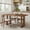 Walnut, variant on GDF Studio 63" Rectangular Dining Table for 6 People, Farmhouse Pedestal Base, Solid Wood Frame, Walnut