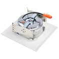 thumbnail image 2 of Satco 6.7W LED Downlight Retrofit 4In CCT Selectable Square White Finish 120V, 2 of 5