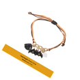 thumbnail image 4 of OULII 1Pack Bat Pendant Luminous Bracelet For Women Punk Style, 4 of 8