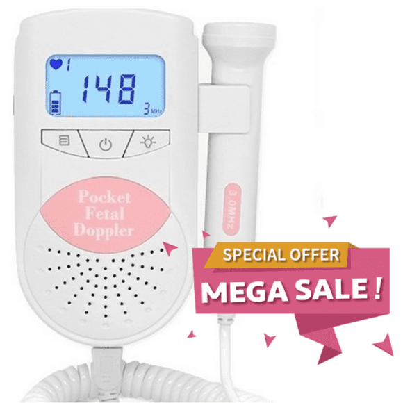 Pocket Fetal Doppler - Baby Heart Monitor - Authentic Baby Heart Rate Monitor (BRAND NEW SEALED)