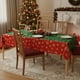 thumbnail image 1 of Mantel de plástico con temática navideña y diseño de árbol de Navidad, ideal para decoración de fiestas y catering., 1 of 6