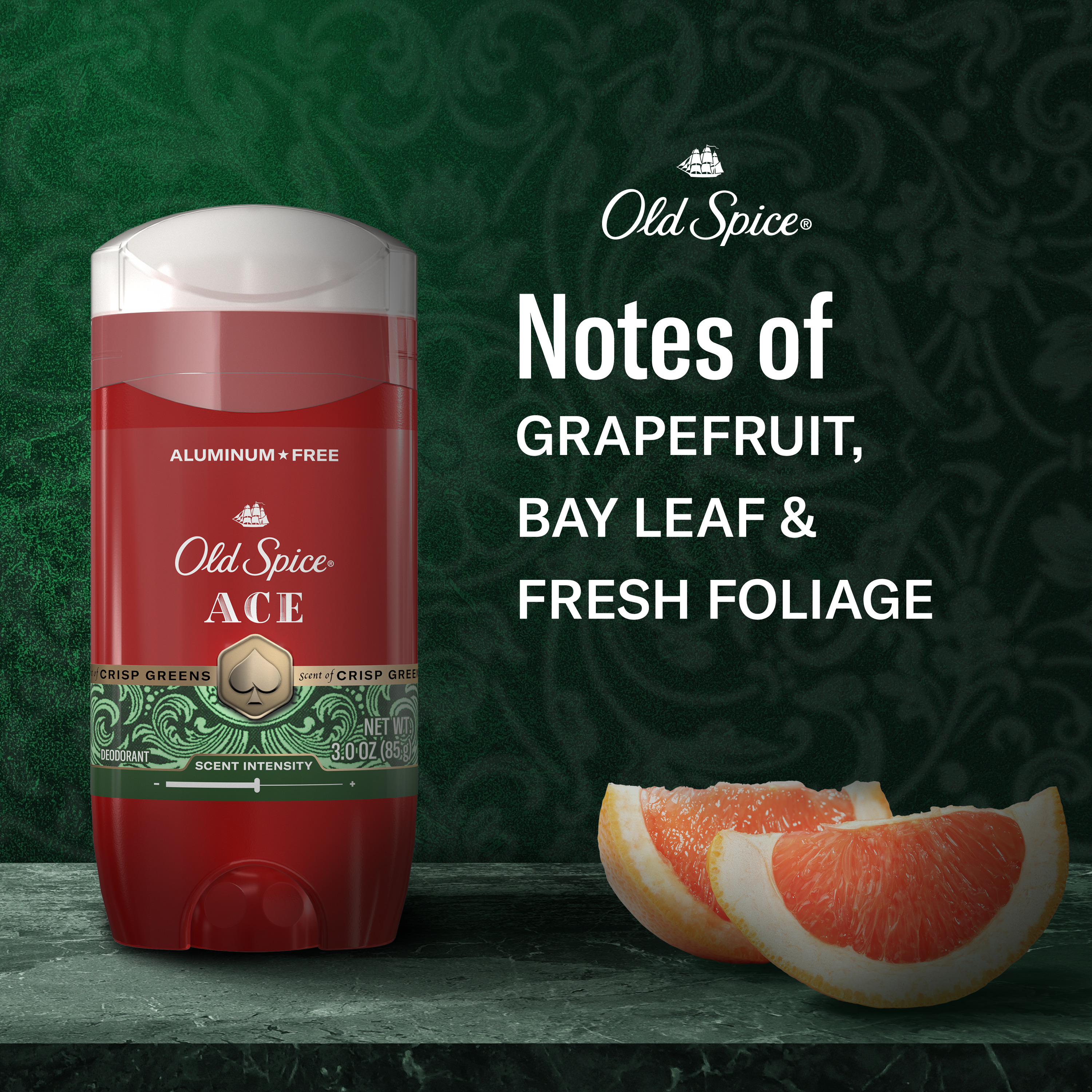 Old Spice Deodorant, Red Collection, Ace Scent, 3 oz