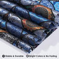 thumbnail image 5 of DKTIE 17.7"x78.7" Blue Bohemian Style Decorative Sunshade Privacy Window Film, UV & Heat Protection, Static Cling & Removable | for Home, Balcony, 5 of 8
