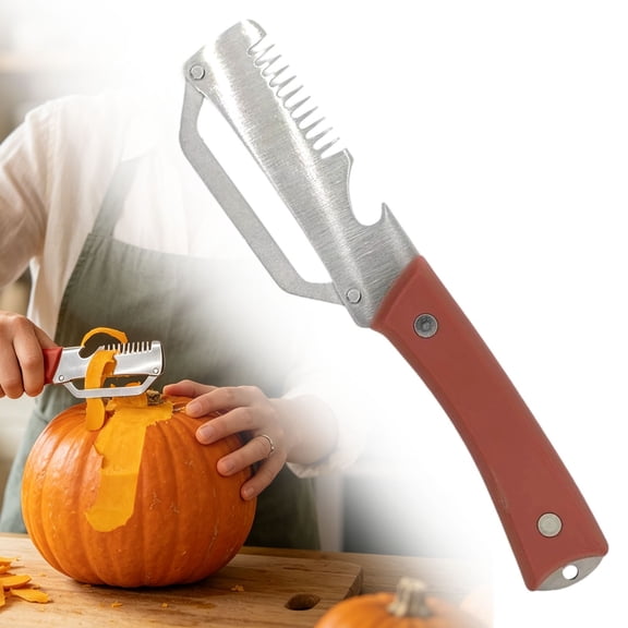 SomWiBe 2-in-1 Vegetable Peeler & Julienne Knife – Premium Stainless Steel Peeler with Serrated Blade and Non-Slip Handle for Potatoes Carrots Apples Fruits