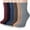 Style B#Multi-color, variant on Fuzzy Slipper Socks Men Non Slip Socks Warm Socks Winter Fluffy Socks Cozy Slipper Fleece Socks for Men Women Christmas Gifts, 6 Pairs