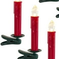 thumbnail image 3 of Set of Twentyfour Red LED Flameless Christmas Tree Clip On Candles, 3 of 7