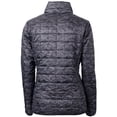thumbnail image 3 of Women's Cutter & Buck Black Idaho State Bengals Camo Rainier PrimaLoft Eco Insulated Full-Zip Puffer Jacket, 3 of 3