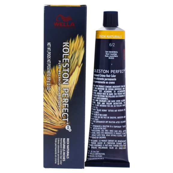 Koleston Perfect Permanent Creme Hair Color - 6 2 Dark Blonde-Matt
