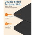 thumbnail image 2 of Yoga Mat with Strap, Non-Slip Pilates Exercise Mat, Tear-Resistant, 72" x 24", Black, 2 of 8