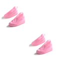 thumbnail image 3 of Moyic 1 par de cubiertas de zapatos de lluvia impermeables reutilizables de TPU, botas de lluvia antideslizantes, accesorios para zapatos de rosado L 2Conjunto, 3 of 6