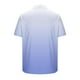 thumbnail image 4 of Mens Casual de Manga Corta Botón Abajo Camisas de Impresión Turndown Cuello Botón Camisa Poliéster, Moda de Verano Superior para Hombres Al Aire Libre, 4 of 6