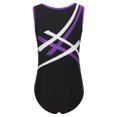 thumbnail image 2 of HULIJA Kids Girls Boys Gymnastics One Piece Leotard Dance Gym Training Bodysuits Jumpsuits Activewear Purple 14, 2 of 7